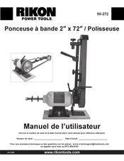 Rikon Power Tools 50-272 Manuel De L'utilisateur