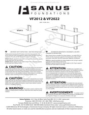 Sanus Foundations VF2012 Manuel D'installation