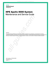 HPE Apollo 8000 Guide D'entretien