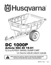 Husqvarna DC 1000P Instructions De Montage
