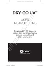 Widex DRY-GO UV Mode D'emploi