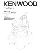 Kenwood Multipro FP720 Serie Instructions