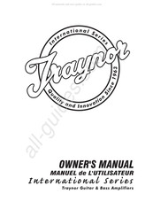 Traynor International TRM40 Manuel De L'utilisateur