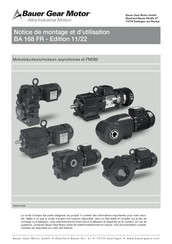 Bauer Gear Motor BF Serie Notice De Montage Et D'utilisation
