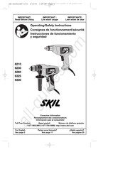 Skil 6210 Consignes De Fonctionnement/Sécurité