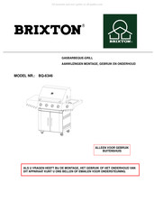 Brixton BQ-6346 Instructions D'installation, D'utilisation Et D'entretien