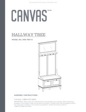 Canvas HALLWAY TREE 068-7867-6 Instructions De Montage