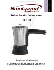 Brentwood Appliances TS-117S Mode D'emploi