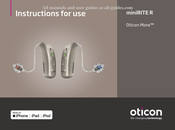 oticon Oticon More 1 miniRITE R Mode D'emploi