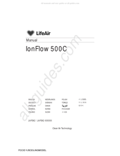 LifeAir IonFlow 500C Manuel