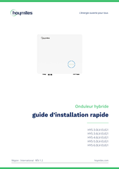 Hoymiles HYS-3.0LV-EUG1 Guide D'installation Rapide