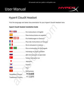 HyperX CloudX Mode D'emploi