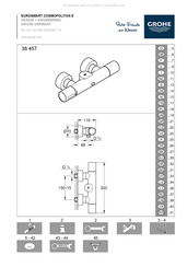 Grohe EUROSMART COSMOPOLITAN E 36 457 Manuel D'installation