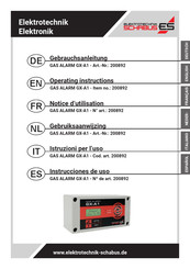 Elektrotechnik Schabus 200892 Notice D'utilisation