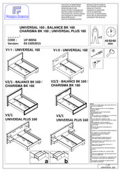 Forma Ideale UNIVERSAL 160 Instructions D'assemblage