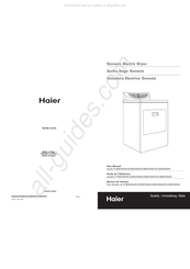 Haier RDE400AW/R Guide De L'utilisateur