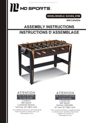 MD SPORTS SOC054 078B Instructions D'assemblage