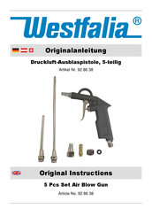 Westfalia 92 86 38 Instructions Originales