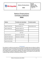 Air Liquide SGA2 Série Notice D'instructions