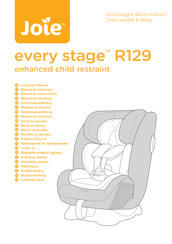Joie every stage R129 Manuel D'instructions