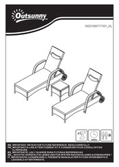 Outsunny 862-010BN Instructions D'installation