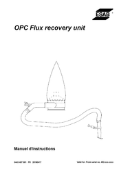 ESAB OPC Flux Manuel D'instructions