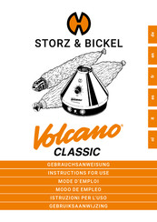 STORZ & BICKEL VOLCANO CLASSIC Mode D'emploi