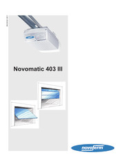 Novoferm Novomatic 403 III Mode D'emploi