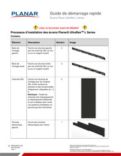 Planar UltraRes L Serie Guide De Démarrage Rapide