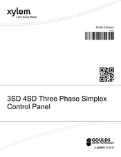 Xylem GOULDS 3SD 4SD Three Phase Simplex Mode D'emploi