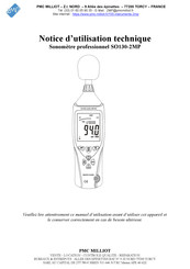 PMC MILLIOT SO130-2MP Notice D'utilisation