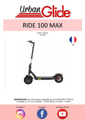 Urbanglide RIDE 100 MAX Notice Originale
