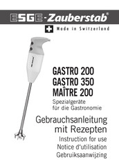 Unold ESGE-Zauberstab Gastro 200 Notice D'utilisation