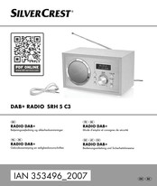 Silvercrest RADIO DAB+ SRH 5 C3 Mode D'emploi Et Consignes De Sécurité