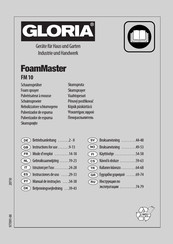 Gloria FoamMaster FM10 flex Mode D'emploi