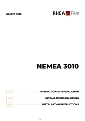 RHÉA-FLAM NEMYD 3010 Instructions D'installation