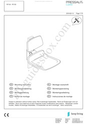 Pressalit Care R7125 Notice De Montage