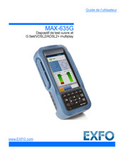 EXFO MAX-635G Guide De L'utilisateur
