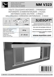 Mantion NM V323 SLIDSOFT Instructions De Montage