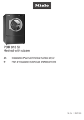 Miele PDR 544 SI Plan D'installation