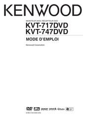 Kenwood KVT-717DVD Mode D'emploi
