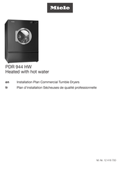 Miele PDR 944 HW Plan D'installation