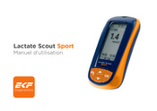 EKF Diagnostics Lactate Scout Sport Manuel D'utilisation