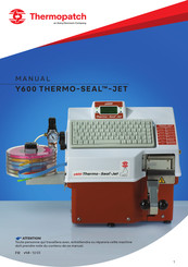 Thermopatch Y600 THERMO-SEAL-JET Manuel