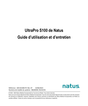natus UltraPro S100 Guide D'utilisation Et D'entretien