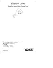 Kohler K-T15804 Guide D'installation