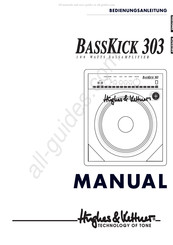 Hughes & Kettner Bass Kick 303 Manuel D'instructions