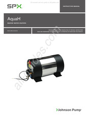 Johnson Pump SPX AquaH Manuel D'instructions