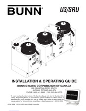 Bunn U3/SRU Guide D'installation Et D'utilisation