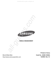 Samsung WEP210 Mode D'emploi